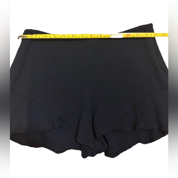Free People Black Fiona Flutter Short Zip Up Side Size 4 - Picture 7 of 8